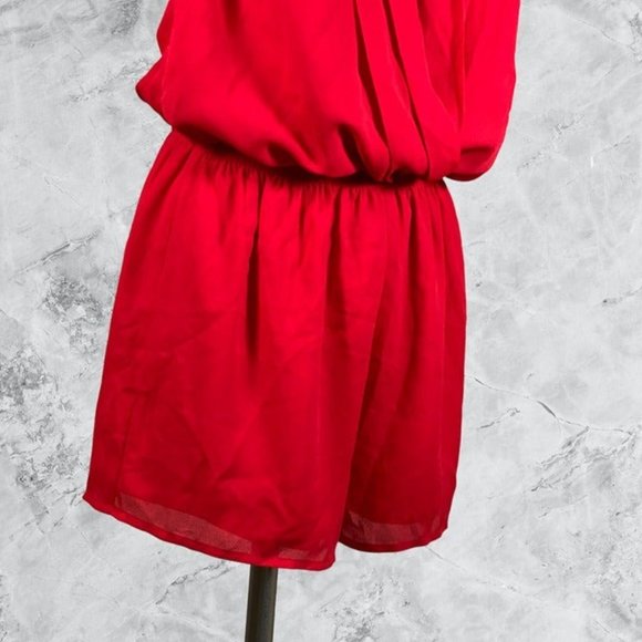 Superdown Emma Halter Romper - Bright Red - Picture 8 of 12